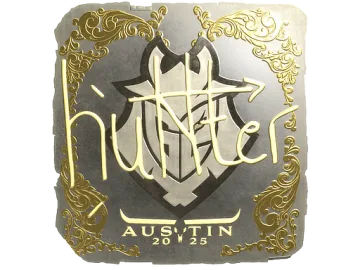 Sticker | huNter- (Gold) | Austin 2025