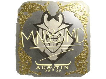 Sticker | malbsMd (Gold) | Austin 2025