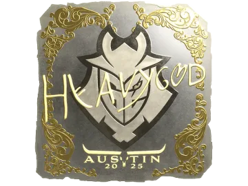 Sticker | Heavygod (Gold) | Austin 2025