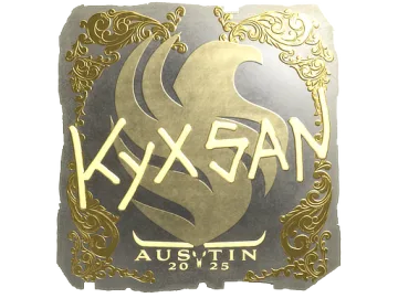 Sticker | kyxsan (Gold) | Austin 2025