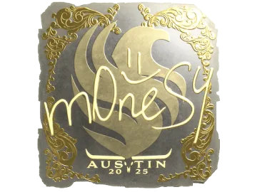 Sticker | m0NESY (Gold) | Austin 2025