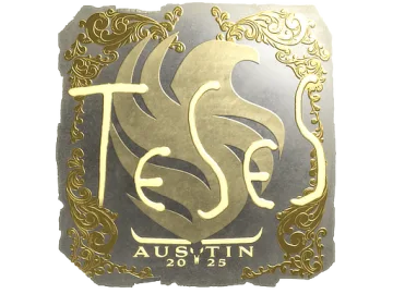 Sticker | TeSeS (Gold) | Austin 2025