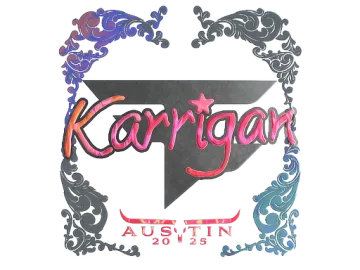 Sticker | karrigan (Holo) | Austin 2025