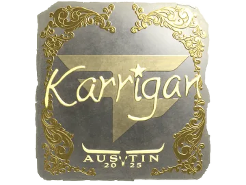 Sticker | karrigan (Gold) | Austin 2025