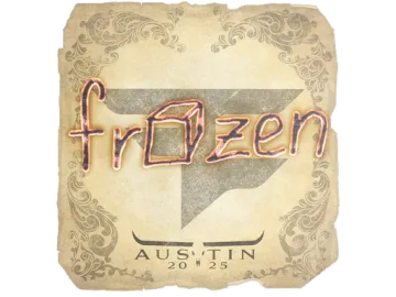 Sticker | frozen | Austin 2025