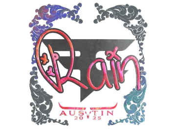 Sticker | rain (Holo) | Austin 2025