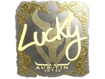 Sticker | Lucky (Gold) | Austin 2025
