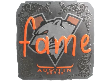 Sticker | fame (Foil) | Austin 2025