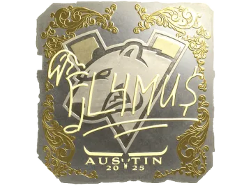 Sticker | FL4MUS (Gold) | Austin 2025