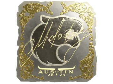 Sticker | molodoy (Gold) | Austin 2025