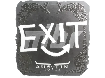 Sticker | exit (Foil) | Austin 2025