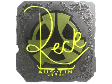Sticker | reck (Foil) | Austin 2025