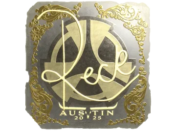 Sticker | reck (Gold) | Austin 2025