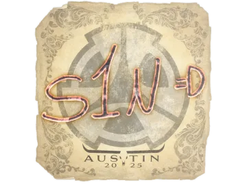 Sticker | s1n | Austin 2025