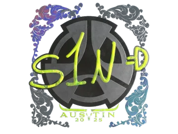 Sticker | s1n (Holo) | Austin 2025