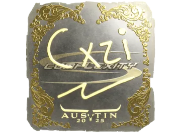 Sticker | Cxzi (Gold) | Austin 2025