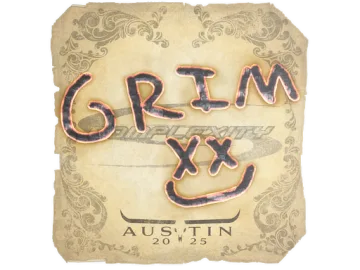 Sticker | Grim | Austin 2025