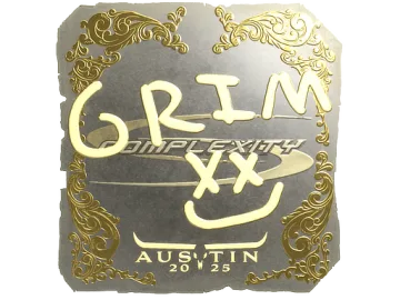 Sticker | Grim (Gold) | Austin 2025