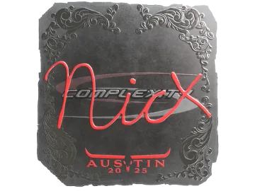 Sticker | nicx (Foil) | Austin 2025