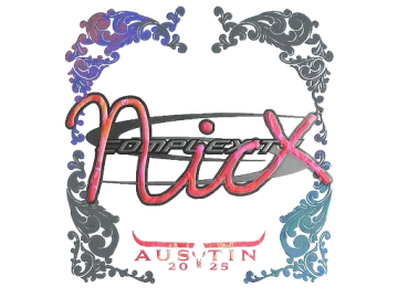 Sticker | nicx (Holo) | Austin 2025