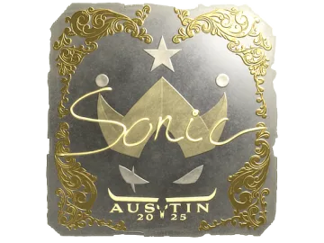 Sticker | Sonic (Gold) | Austin 2025
