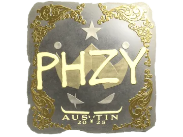 Sticker | phzy (Gold) | Austin 2025