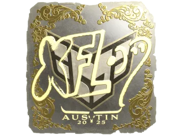 Sticker | xfl0ud (Gold) | Austin 2025