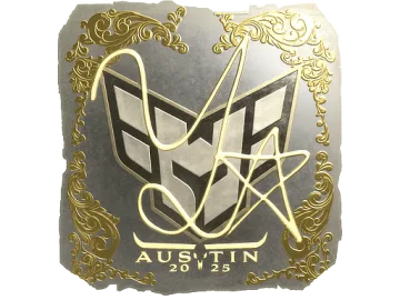 Sticker | yxngstxr (Gold) | Austin 2025