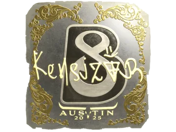 Sticker | kensizor (Gold) | Austin 2025