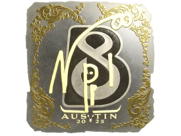 Sticker | npl (Gold) | Austin 2025