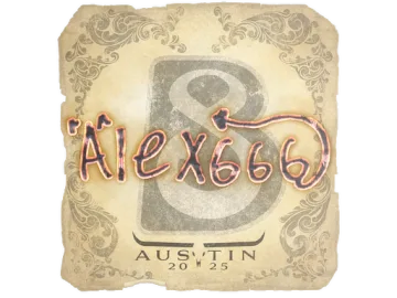 Sticker | alex666 | Austin 2025