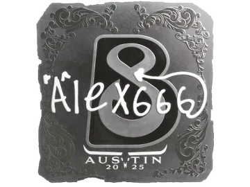 Sticker | alex666 (Foil) | Austin 2025