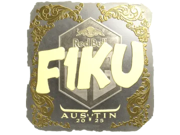 Sticker | F1KU (Gold) | Austin 2025