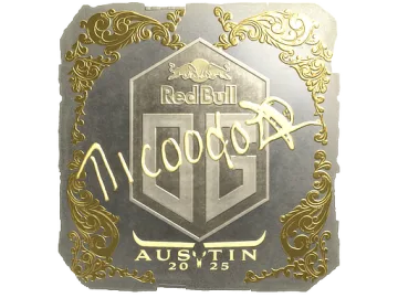 Sticker | nicoodoz (Gold) | Austin 2025