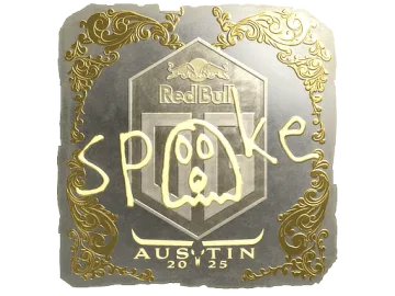 Sticker | spooke (Gold) | Austin 2025