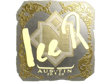 Sticker | 1eeR (Gold) | Austin 2025