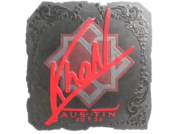 Sticker | khaN (Foil) | Austin 2025
