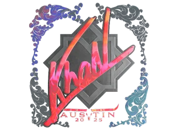 Sticker | khaN (Holo) | Austin 2025