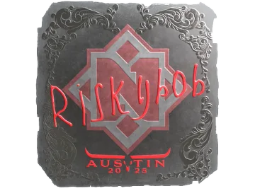 Sticker | riskyb0b (Foil) | Austin 2025