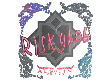 Sticker | riskyb0b (Holo) | Austin 2025