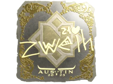 Sticker | zweih (Gold) | Austin 2025