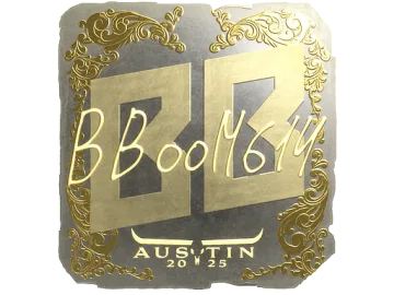 Sticker | Boombl4 (Gold) | Austin 2025