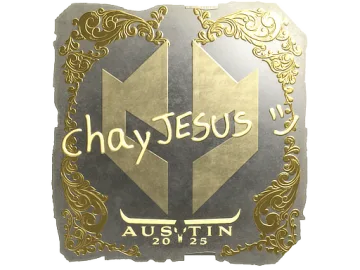 Sticker | chayJESUS (Gold) | Austin 2025