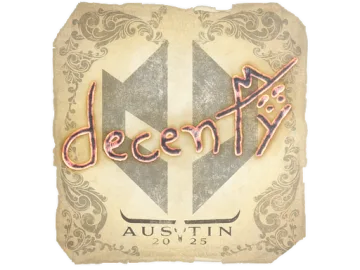 Sticker | decenty | Austin 2025