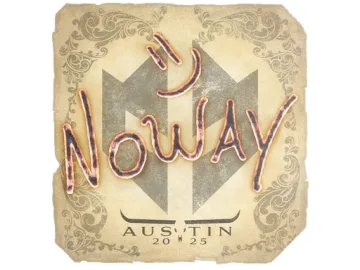 Sticker | noway | Austin 2025