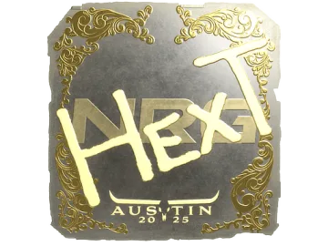 Sticker | HexT (Gold) | Austin 2025