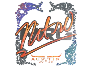 Sticker | nitr0 (Holo) | Austin 2025