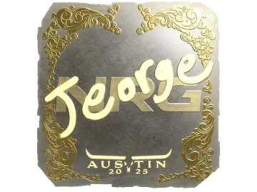 Sticker | jeorge (Gold) | Austin 2025