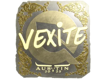 Sticker | vexite (Gold) | Austin 2025