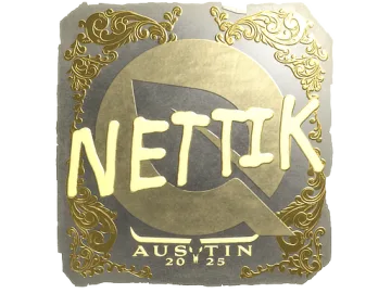 Sticker | nettik (Gold) | Austin 2025